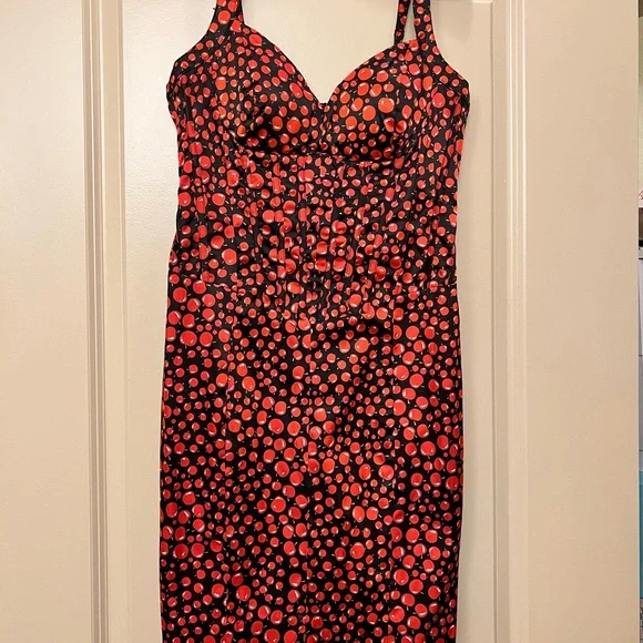jessica simpson corset dress Jessica Simpson Stuns in Satin Red Mini Dress for Girls Night Out